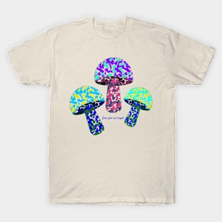 Blue spotted mushrooms T-Shirt